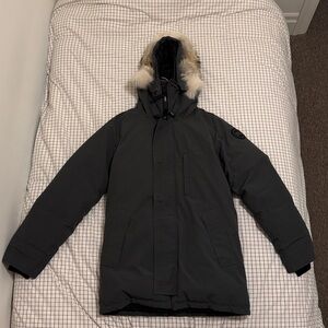 Canada Goose Chateau Parka Black Label (Graphite) with Fur Hood